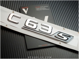 Mercedes C Class C 63 S / C63S Bagaj Yazı Logo Amblem Seti