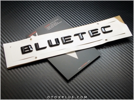 Mercedes Bluetec Siyah Bagaj Yazı Bluetec Logo Amblem