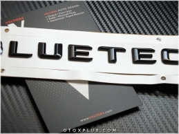 Mercedes Bluetec Siyah Bagaj Yazı Bluetec Logo Amblem