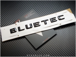 Mercedes Bluetec Siyah Bagaj Yazı Bluetec Logo Amblem