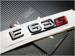 Mercedes E63 S / E 63S Siyah Bagaj Yazı E63S Logo Amblem Seti