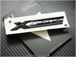 BMW Black / Siyah xDrive X Drive Bagaj Yazı Logo Amblem