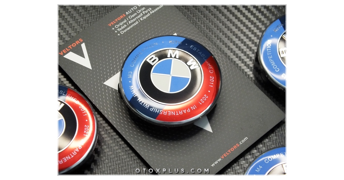 BMW 50. Yıl BMW Jant Göbeği Jant BMW Göbek Kapak Seti