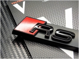 Audi A6 Black / Siyah RS6 Ön Izgara Logo Amblem Seti