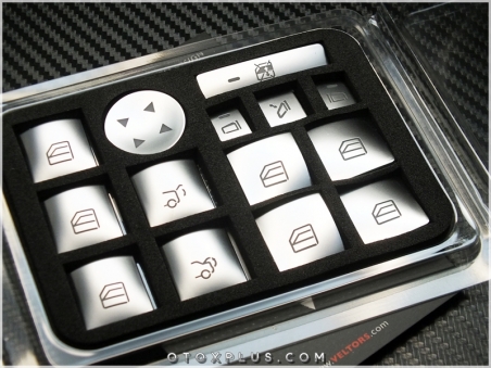 Mercedes Konsol Düğme Buton Kaplama Seti