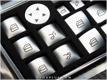 Mercedes Konsol Düğme Buton Kaplama Seti