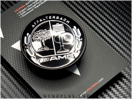 Mercedes Black / Siyah AMG Kaput Logo Amblem