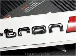 Audi e-tron S Bagaj Yazı e-tron S Logo Amblem