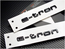 Audi e-tron Yan Yazı e-tron Yan Logo Amblem Seti
