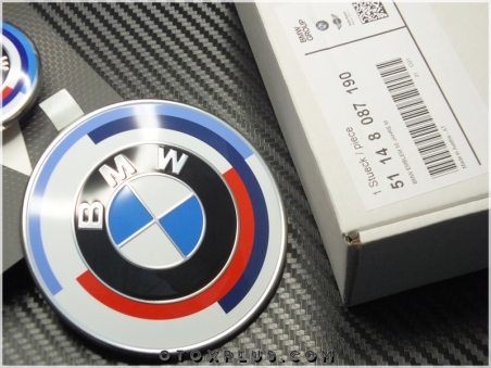 BMW 4 Serisi 50. Yıl Kaput Bagaj Direksiyon Logo Amblem Seti