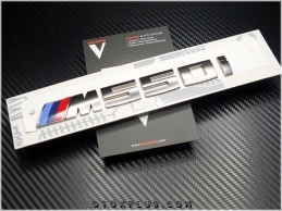 BMW Koyu Gri M 550i / M 550 i Bagaj Yazı Logo Amblem