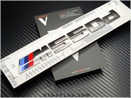 BMW Koyu Gri M 550d / M 550 d Bagaj Yazı Logo Amblem