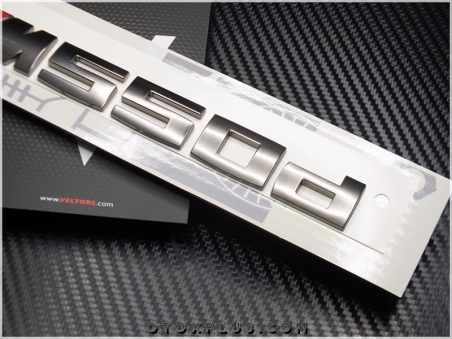 BMW Koyu Gri M 550d / M 550 d Bagaj Yazı Logo Amblem
