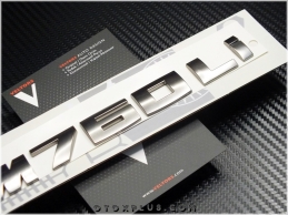BMW Koyu Gri M 760 Li / M 760 Li Bagaj Yazı Logo Amblem
