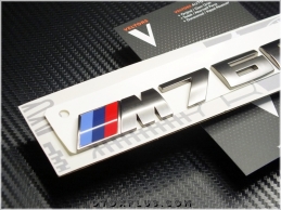 BMW Koyu Gri M 760 Li / M 760 Li Bagaj Yazı Logo Amblem