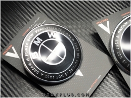 BMW Black / Siyah 50. Yıl Kaput Bagaj BMW Logo Amblem Seti