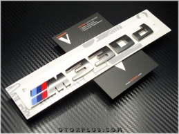 BMW Koyu Gri M 330d / M 330 d Bagaj Yazı Logo Amblem