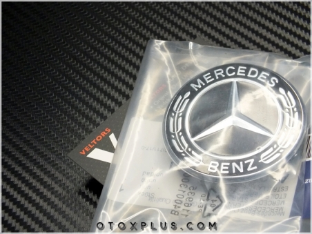 Mercedes Black / Siyah Kaput Yıldız Logo Amblem