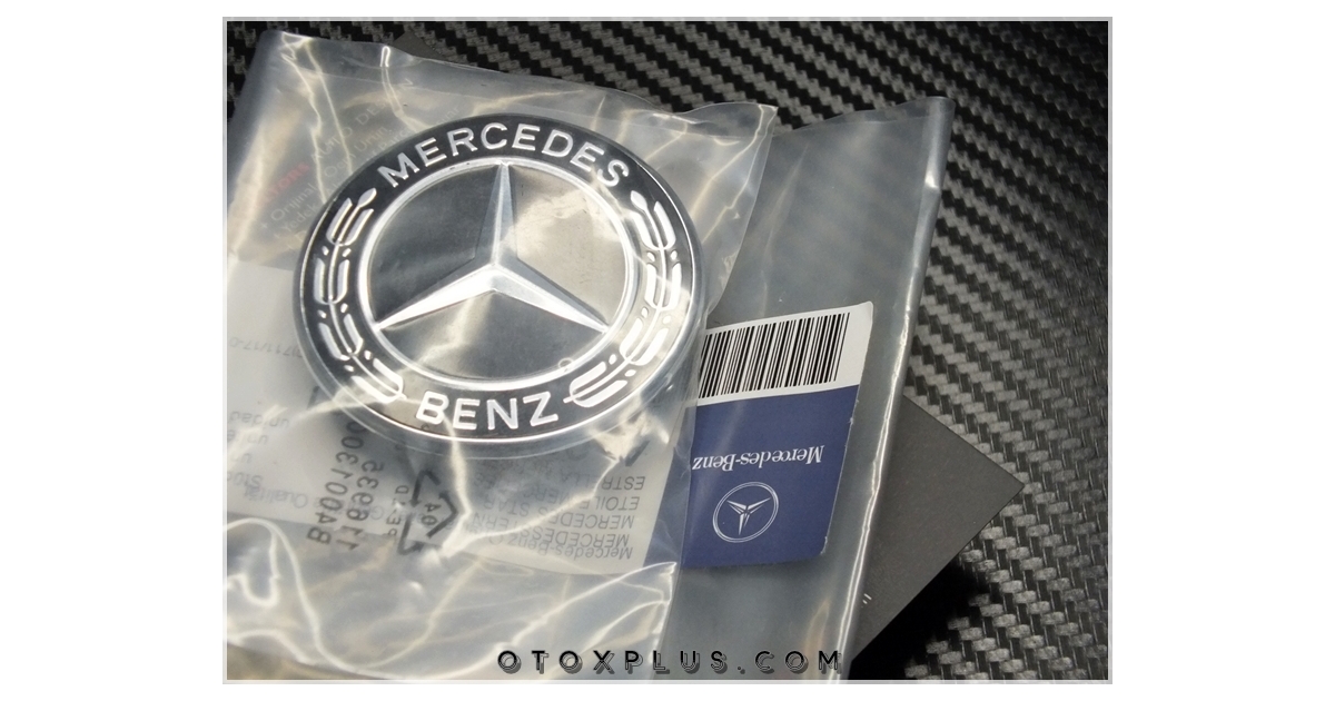 Mercedes Black / Siyah Kaput Yıldız Logo Amblem