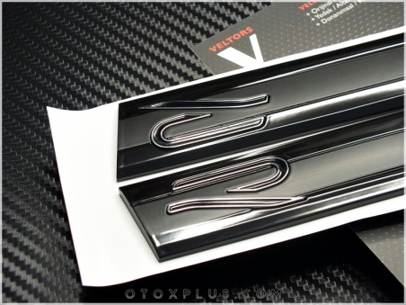 VW Golf 8 R line Yan Çamurluk R Logo Amblem Seti