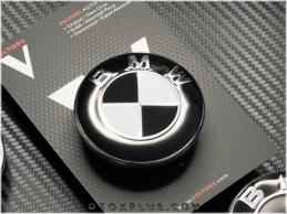 BMW Yeni Nesil Siyah / Beyaz Jant Göbeği Göbek Kapak Seti