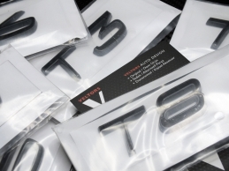 Volvo Glossy Black / Parlak Siyah T3 Bagaj Yazı Logo Amblem