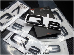 Audi Black / Siyah Q1 Q2 Q3 Q5 Q7 Q8 Logo Amblem