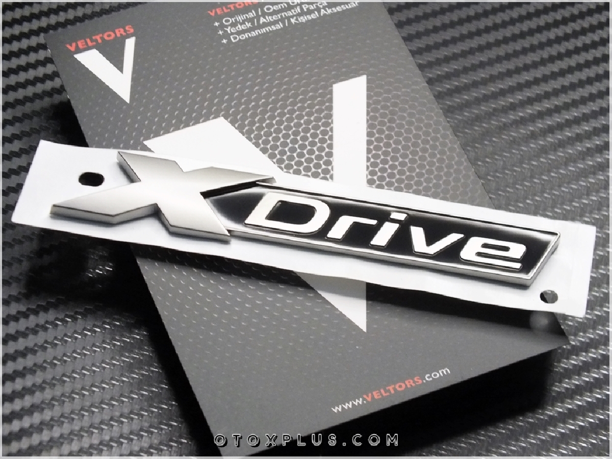 BMW M Serisi Orijinal Yeni Tip X Drive Logo Amblem