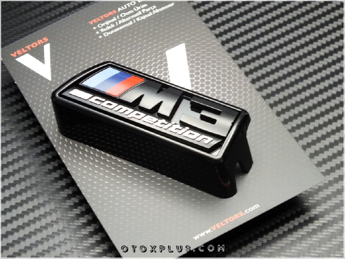 BMW M3 Ön Izgara M3 Competition Logo Amblem