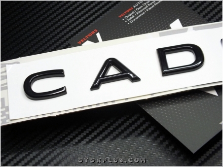 VW Yeni Nesil Black / Siyah Caddy Bagaj Yazı Logo Amblem