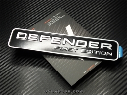 Land Rover Defender Fisrt Edition Logo Amblem