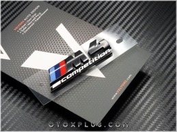 BMW Black / Siyah M4 Competition Yan Çamurluk Logo Amblem