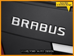 Mercedes BRABUS Bagaj Yazı Logo Amblem
