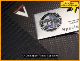 Mercedes AMG Affalterbach Plaket Logo Amblem