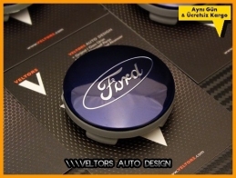 Ford Logo Amblem Orjinal Jant Göbeği Göbek Kapak Seti