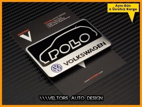 VW Polo Araç Plaket Logo Amblem