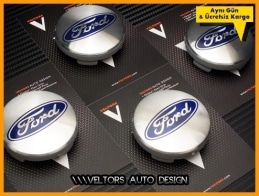 Ford Logo Amblem Jant Göbeği Göbek Kapak Seti