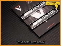 Mercedes AMG Edition AMG Yan Logo Amblem Seti