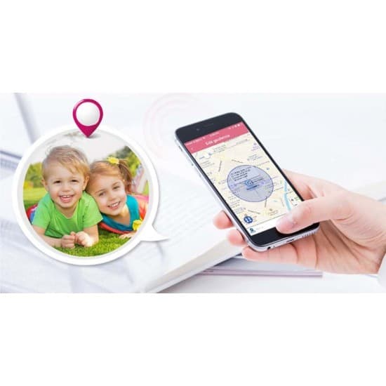 GPS tracker v hodinkách (sledovač výskytu a pohybu) pre deti
