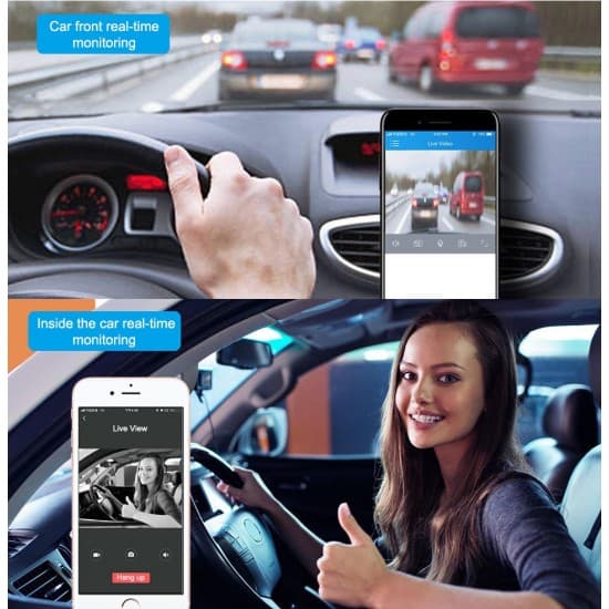 4G GPS tracker s kamerou – obojstranná kamera, streaming videa, wifi hotspot, odstavenie vozidla