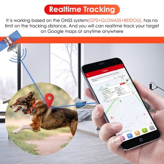 GPS tracker (GPS lokátor) pre psy – dlhá výdrž batérie 4000 mAh