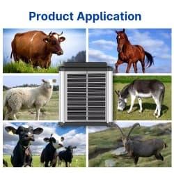 GPS tracker pre kone, hovädzí dobytok a iné veľké zvieratá - so solárnym nabíjaním [5000mAh]