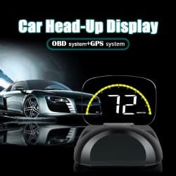 Duálny GPS + OBD HUD displej