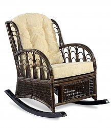Кресло-качалка на полозьях Comodo 05/19 Браун