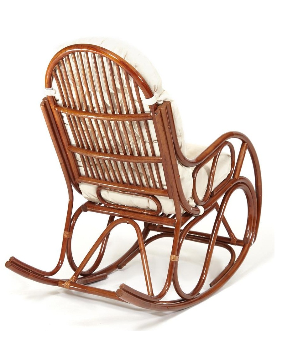 Кресло-качалка ротанговое на полозьях Vienna фото 2