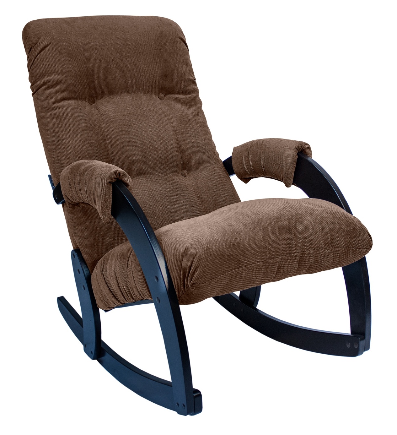 Кресло-качалка классическая модель 67 с подголовником фото 1