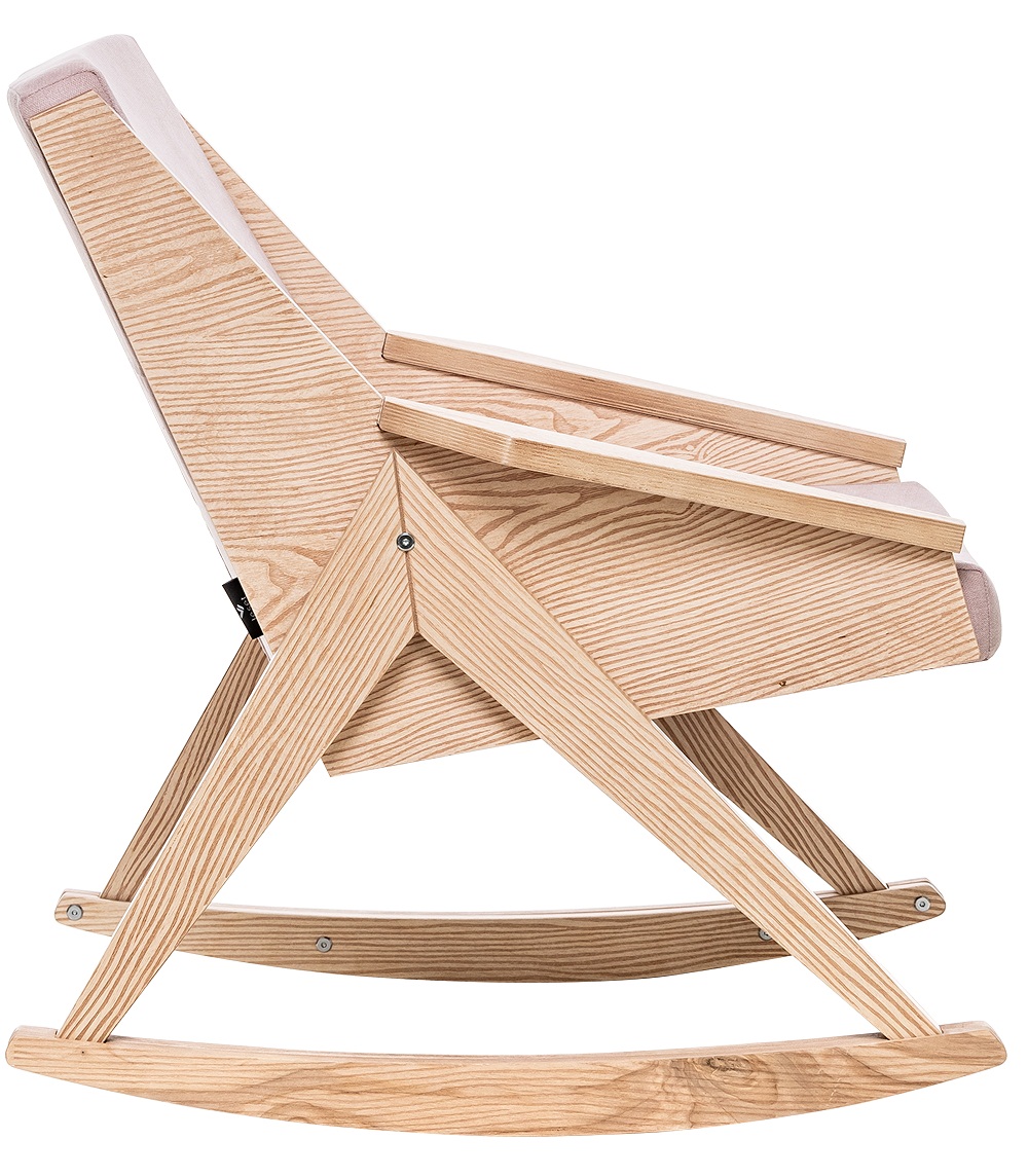 Кресло-качалка на полозьях Амбер Д с подлокотниками фото 3