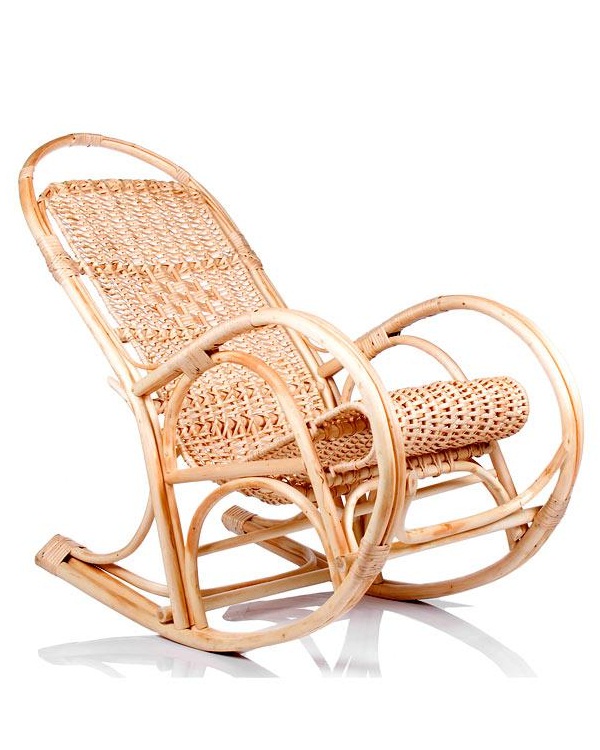 Кресло-качалка плетеное из ивовой лозы Беловодье фото 1