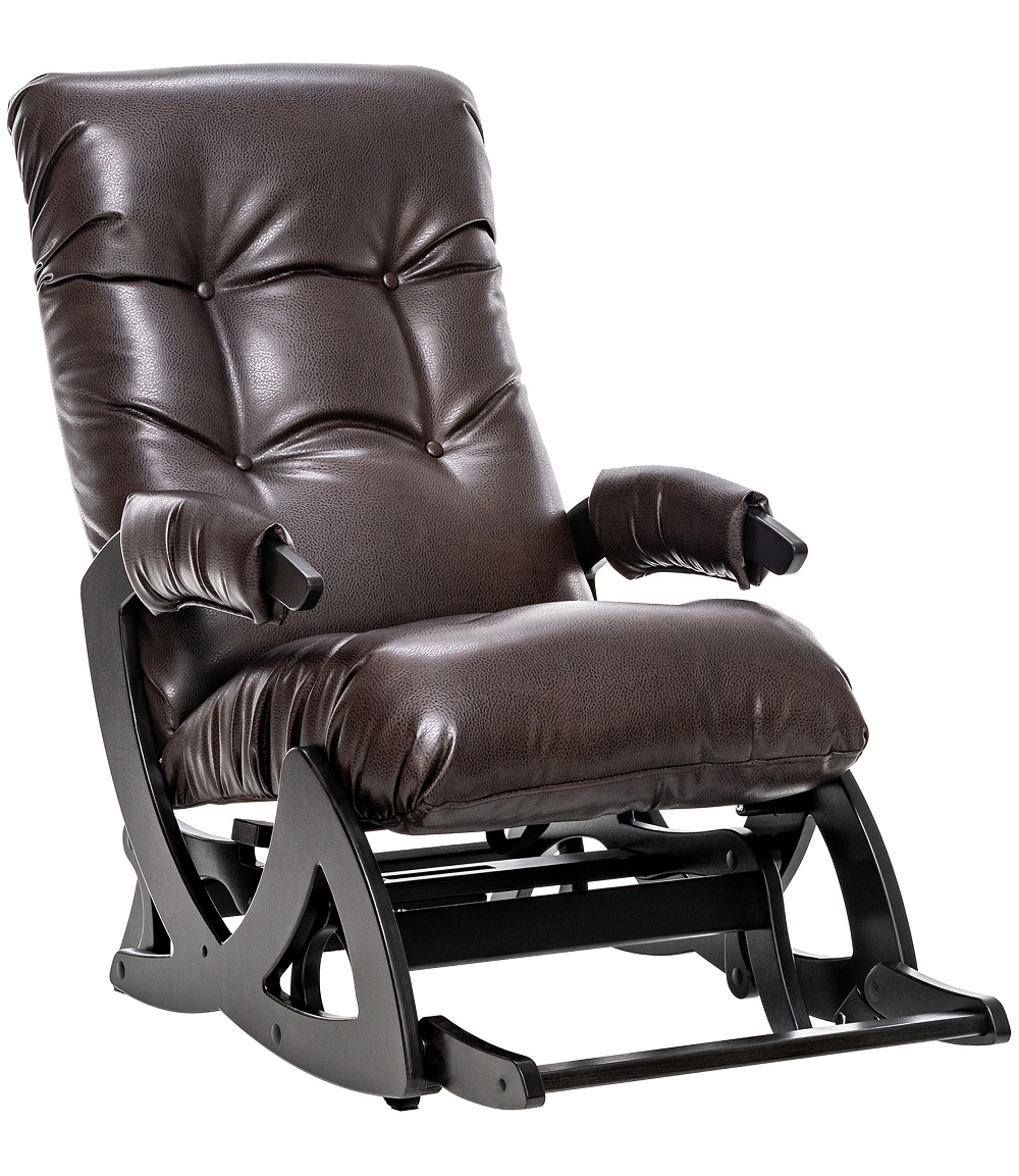 Кресло-качалка глайдер Балтик с выдвижной подножкой фото 3