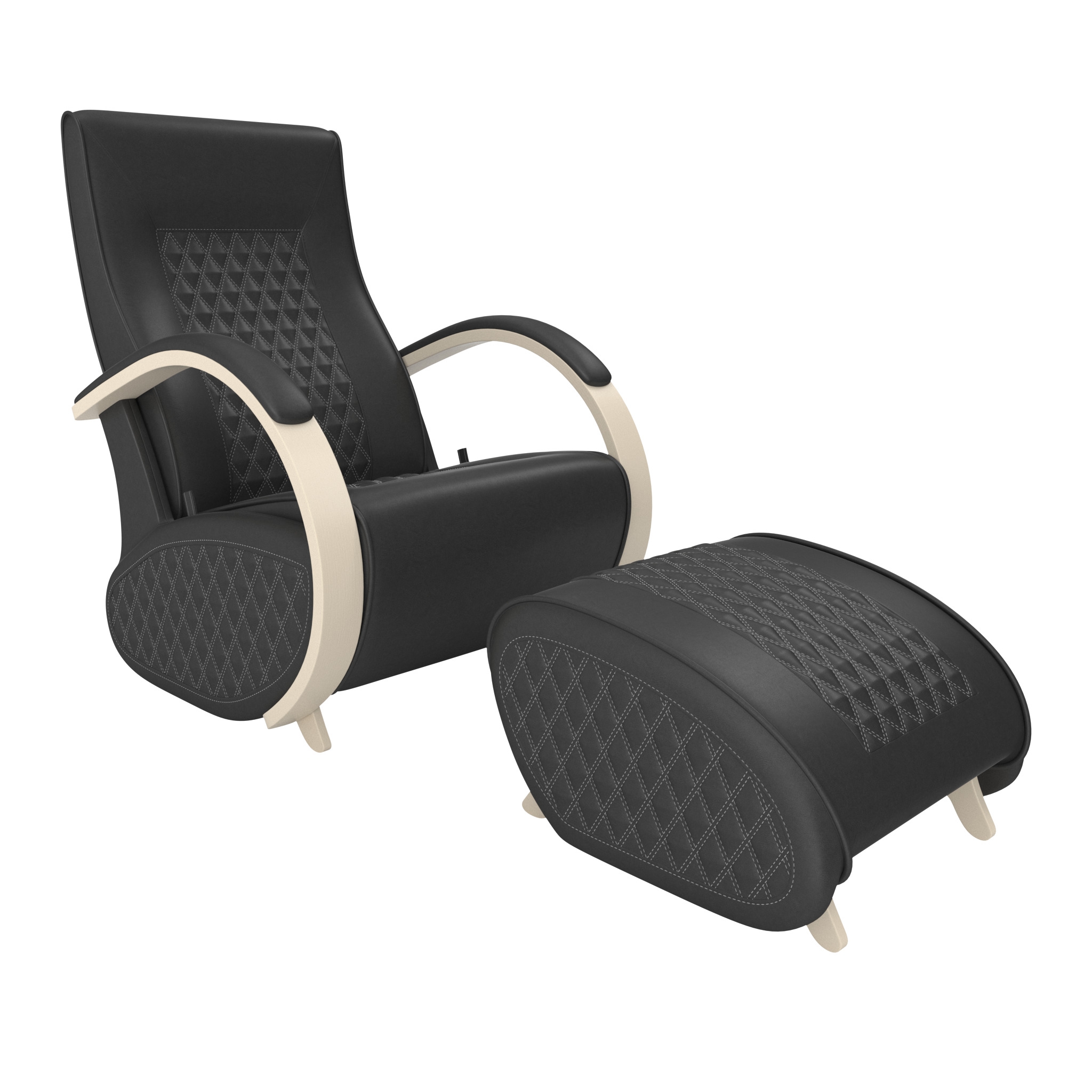 Кресло-качалка Balance-3 с накладками с пуфом Balance-3 фото 1